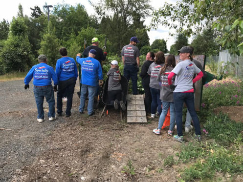 team outing at the humane society