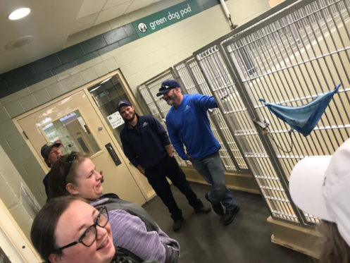 team outing at the humane society